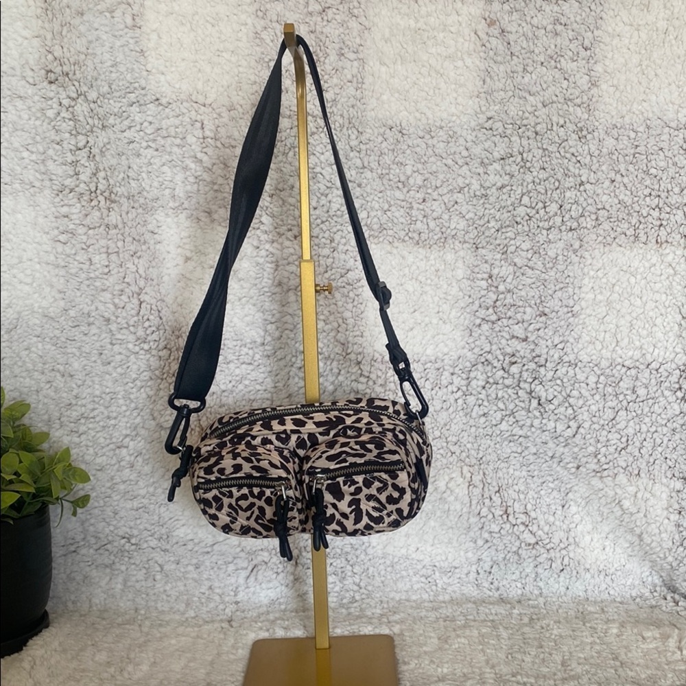 Zara Black Leopard Print  Bag - Picture 2 of 10